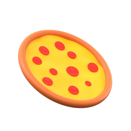 Full Pizza  3D Icon