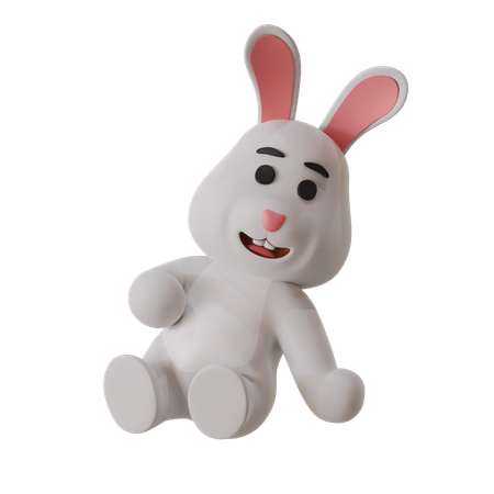 Full Rabbit  3D Icon