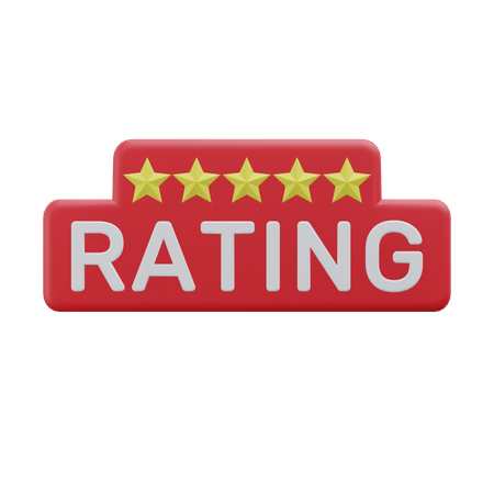 Full Rating Button  3D Icon