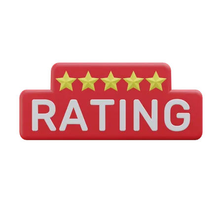 Full Rating Button  3D Icon