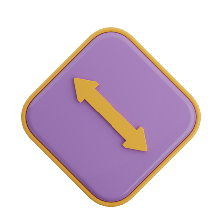 Full Screen Arrow  3D Icon