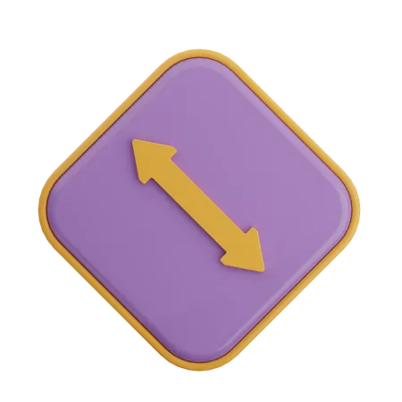 Full Screen Arrow  3D Icon