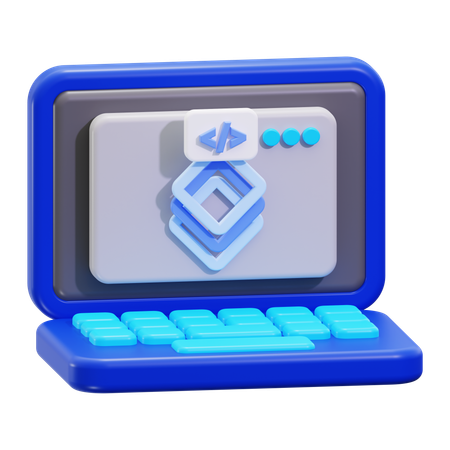 Full Stack  3D Icon