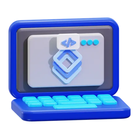 Full Stack  3D Icon