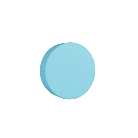 Full Stop Punctuation  3D Icon