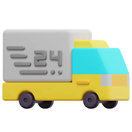 Full Time Delivery  3D Icon