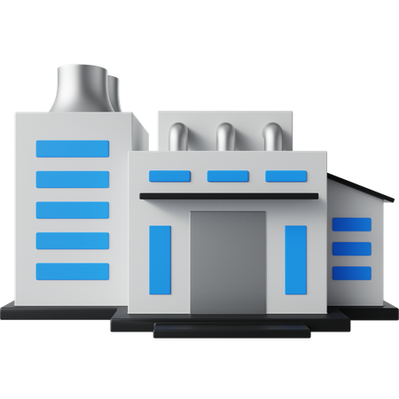 Fumaça de fábrica  3D Icon
