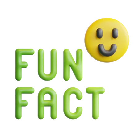 Fun Fact  3D Icon