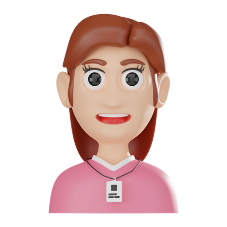 Funcionário  3D Icon