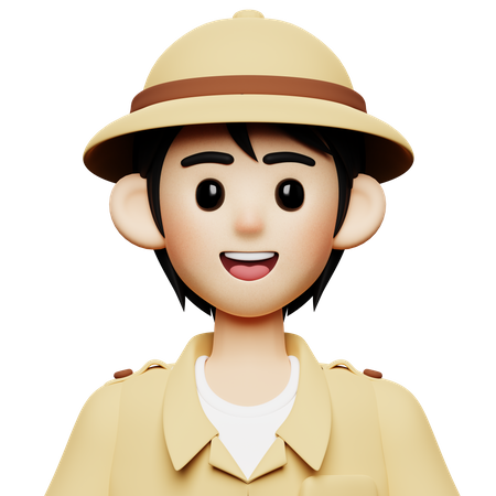 Funcionário do zoológico  3D Icon