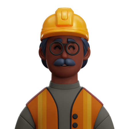 FUNCIONÁRIO ENGENHEIRO  3D Icon