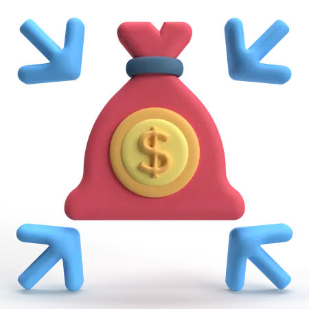 Fund  3D Icon