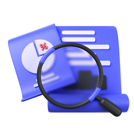 Fundamental Analysis  3D Icon