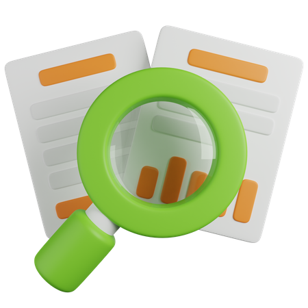 Fundamentalanalyse  3D Icon