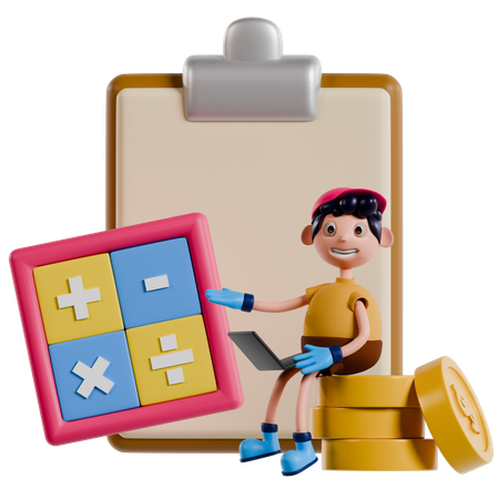 Fundamentos do planejamento de investimentos  3D Icon