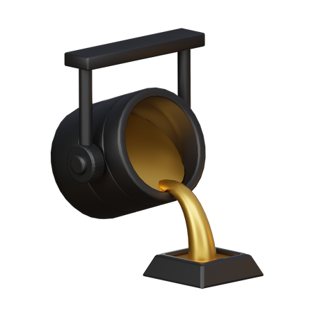 Fundición de oro  3D Icon