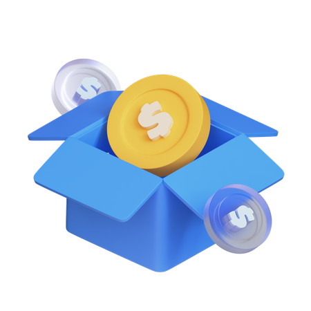 Funding  3D Icon