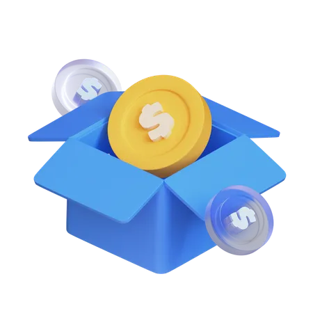 Funding  3D Icon