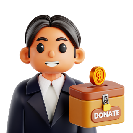 Fundraiser  3D Icon
