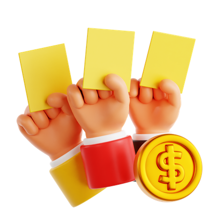 Fundraising Auction  3D Icon