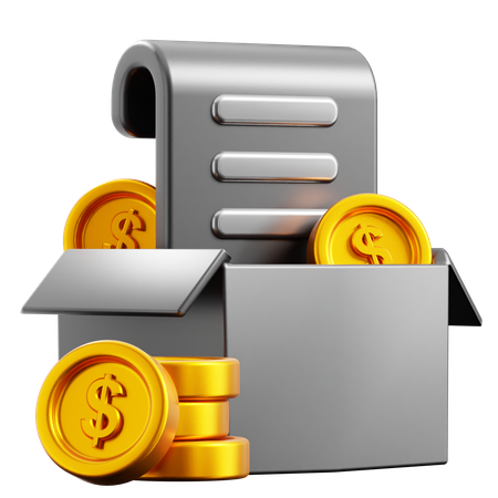 Fundraising Box  3D Icon