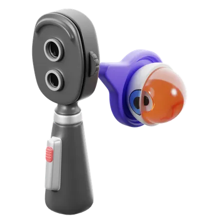 안저 검사 3D Icon
