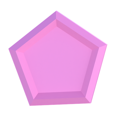 Pentagon  3D Icon