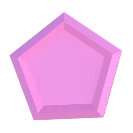 Pentagon  3D Icon