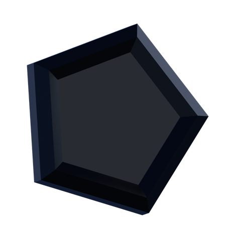 Fünfeck abstrakt  3D Icon