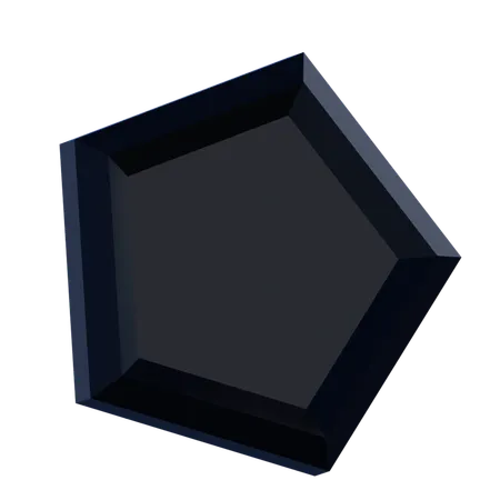 Fünfeck abstrakt  3D Icon