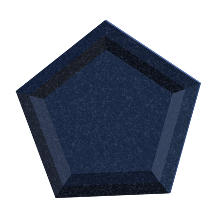 Fünfeck abstrakt  3D Icon