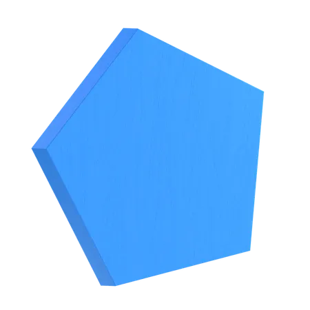 Fünfeck abstrakt  3D Icon