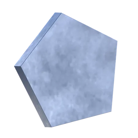 Fünfeck abstrakt  3D Icon