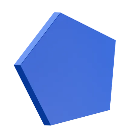 Fünfeck abstrakt  3D Icon