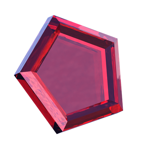 Fünfeck abstrakt  3D Icon