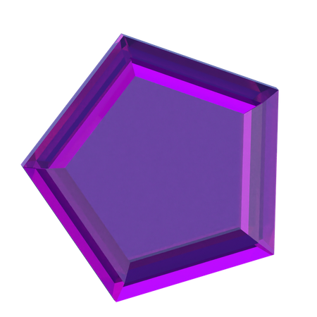 Fünfeck abstrakt  3D Icon