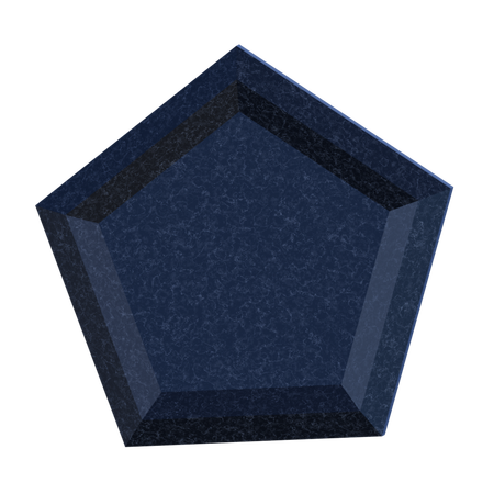 Fünfeck abstrakt  3D Icon
