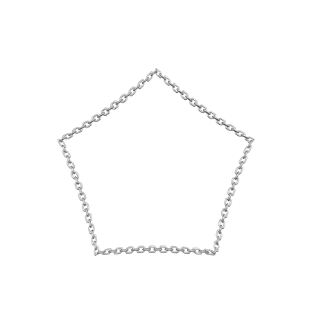 Fünfeck-Ornament  3D Icon