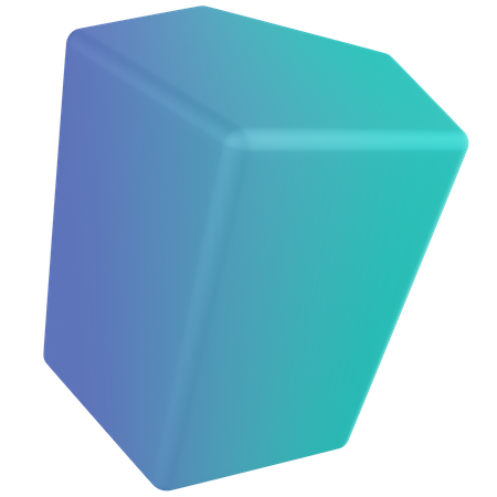 Fünfeckiges Prisma  3D Icon