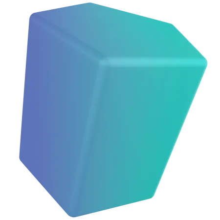 Fünfeckiges Prisma  3D Icon