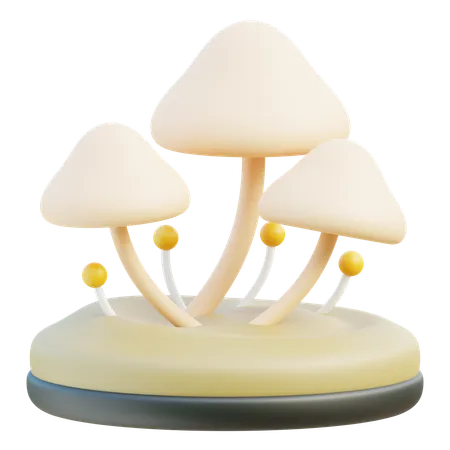 Fungus  3D Icon