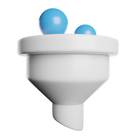 Funil  3D Icon