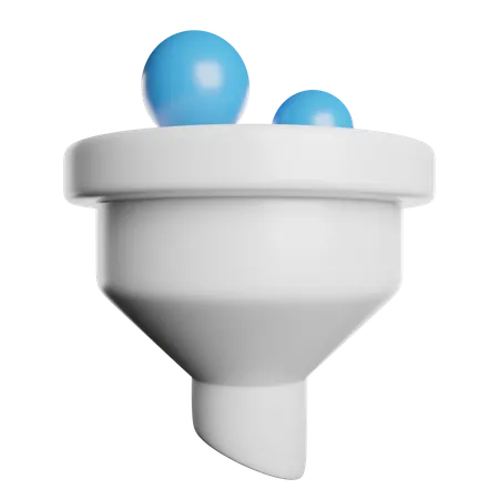 Funil  3D Icon