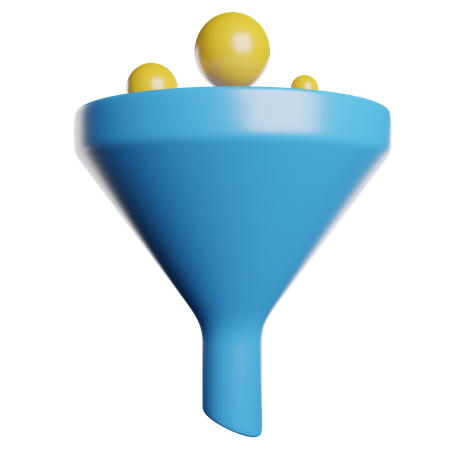 Funil  3D Icon