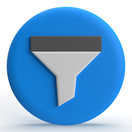 Funil  3D Icon