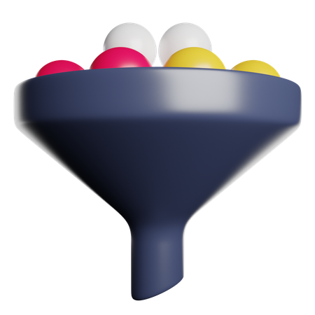 Funil  3D Icon