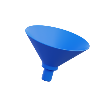 Funil de laboratório  3D Icon