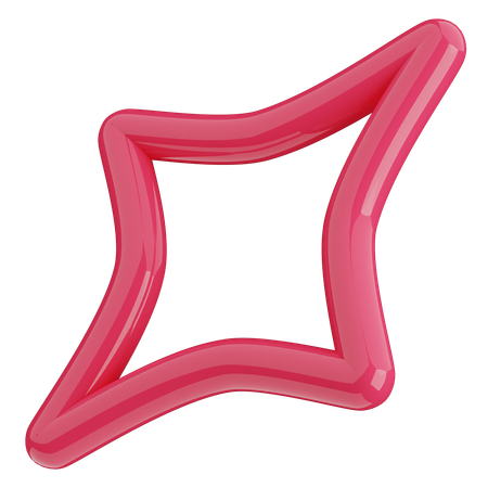 Funkenlinie  3D Icon