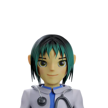 Doctora cobarde  3D Icon