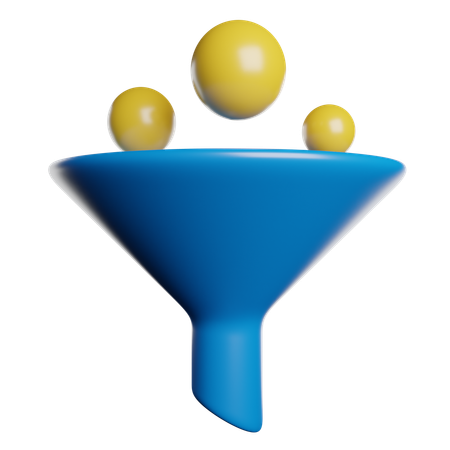 Funnel  3D Icon